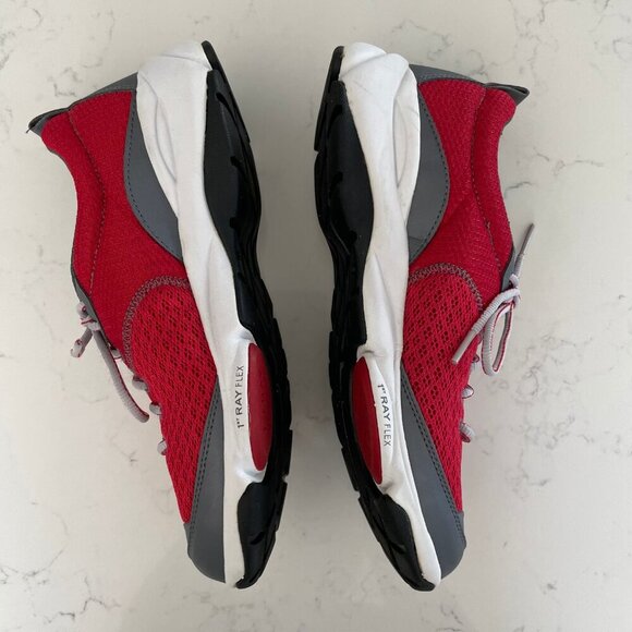 Merrell Weil Rhythm 1st Ray Flex AWS Lace Up Lo Cut Mesh Manmade Sneakers Red 40 - Picture 5 of 14